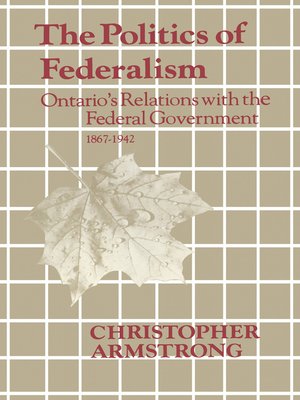 cover image of The Politics of Federalism